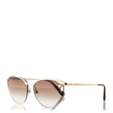 louis vuitton lila pilot|LOUIS VUITTON Lila Pilot Sunglasses Z0810U Brown Glitter .